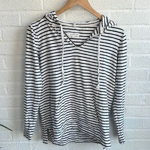 Lou & Grey Striped Long-sleeve Hoody